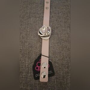 Paparazzi Silver and Pink Women's Belt